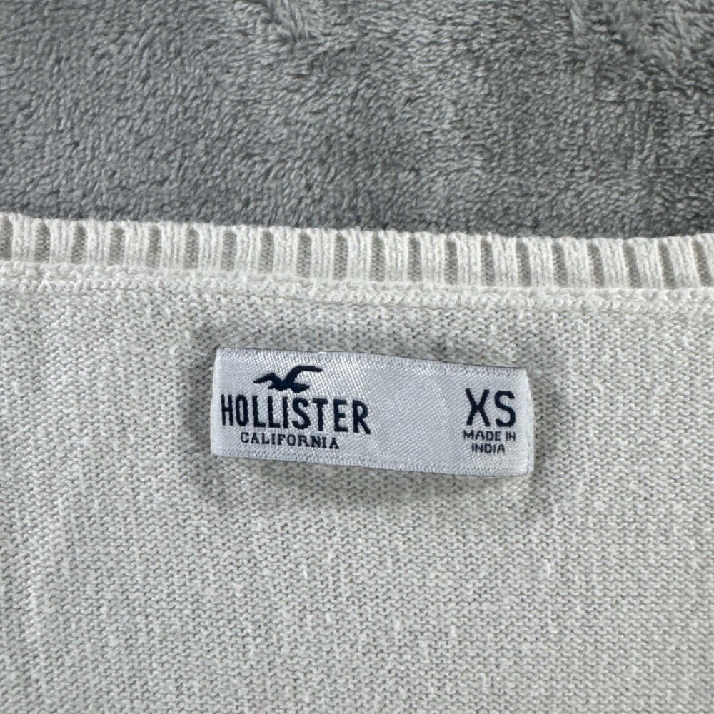 Hollister Babydoll‎ Top Sweater Women's XS White Cream Y2K Bella Swan 2000s - Picture 7 of 16